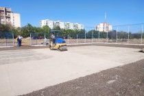 строительство теннисного корта в п.Первомайск