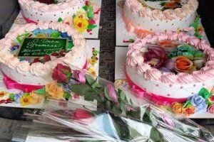 торты для педагогов столичного микрорайона "Кировский" 